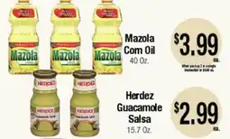 Big Saver Foods Mazola Com Oil Guacamole Salsa offer