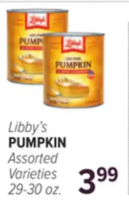 Cermak Fresh Market Libby's PUMPKIN offer