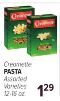 Cermak Fresh Market Creamette PASTA offer