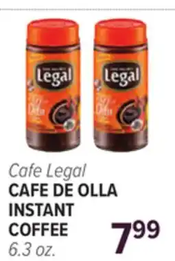 Cermak Fresh Market CAFE DE OLLA INSTANT COFFEE offer