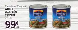 Cermak Fresh Market Clemente Jacques WHOLE JALAPEÑO PEPPERS offer