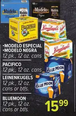 Cermak Fresh Market • MODELO ESPECIAL • MODELO NEGRA • PACIFICO • LEINENKUGELS • BLUE MOON offer