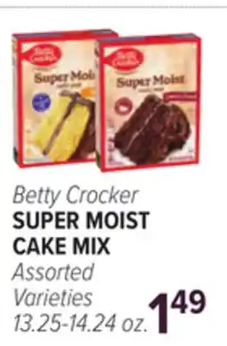 Cermak Fresh Market Betty Crocker SUPER MOIST CAKE MIX offer