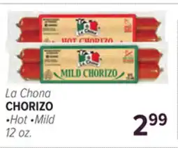 Cermak Fresh Market La Chona CHORIZO offer