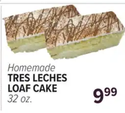 Cermak Fresh Market Homemade TRES LECHES LOAF CAKE offer