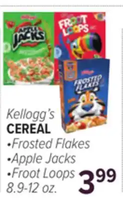 Cermak Fresh Market Kellogg's CEREAL offer