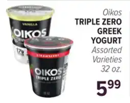 Cermak Fresh Market Oikos TRIPLE ZERO GREEK YOGURT offer