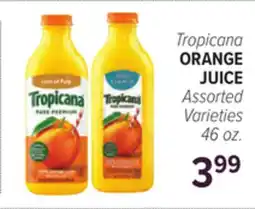 Cermak Fresh Market Tropicana ORANGE JUICE offer