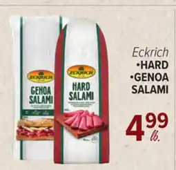 Cermak Fresh Market Eckrich • HARD • GENOA SALAMI offer