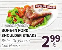 Cermak Fresh Market SUPREME TENDER BONE-IN PORK SHOULDER STEAKS offer