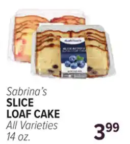Cermak Fresh Market Sabrina's SLICE LOAF CAKE offer
