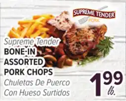Cermak Fresh Market Supreme Tender BONE-IN ASSORTED PORK CHOPS offer