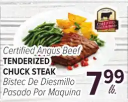 Cermak Fresh Market Certified Angus Beef TENDERIZED CHUCK STEAK offer
