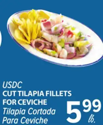 Cermak Fresh Market USDC CUT TILAPIA FILLETS FOR CEVICHE offer