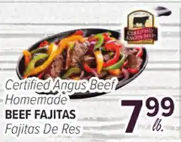 Cermak Fresh Market Certified Angus Beef Homemade BEEF FAJITAS offer