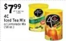 Associated 4c iced tea mix or lemonade mix offer