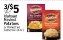 Associated Idahoan Mashed Potatoes or Homestyle Casserole offer