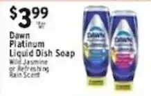 Associated Dawn Platinum Liquid Dish Soap offer