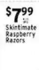 Associated Skintimate Raspberry Razors offer