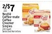 Associated Nestle coffee-mate coffee creamer singles offer