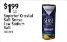 Associated Superior Crystal Salt Sense Low Sodium Salt offer