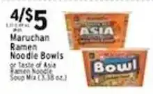 Associated Maruchan Ramen Noodle Bowls offer