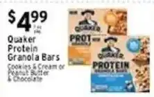Associated Quaker Protein Granola Bars offer