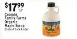 Associated Coombs Family Farms Organic Maple Syrup offer