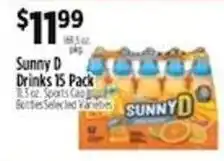 Pioneer Supermarkets Sunny D Drinks offer