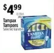 Pioneer Supermarkets Tampax Tampons offer