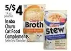 Pioneer Supermarkets Inaba Churu Cat Food Complements offer