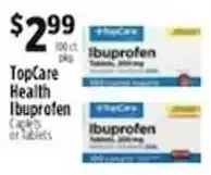 Pioneer Supermarkets TopCare Health Ibuprofen offer