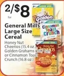 Associated General Mills Large Size Cereal offer