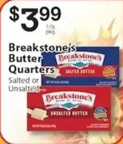 Associated Breakstone's butter quarters offer