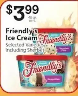 Associated Friendly's ice cream offer