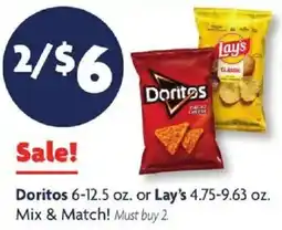 Family Dollar Doritos or Lay's offer
