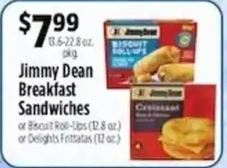 Pioneer Supermarkets Jimmy Dean Breakfast Sandwiches offer