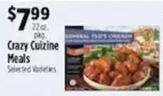 Pioneer Supermarkets Crazy Cuizine Meals offer
