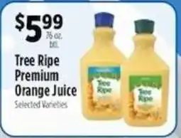 Pioneer Supermarkets Tree Ripe Premium Orange Juice offer