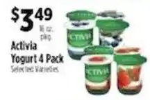 Pioneer Supermarkets Activia Yogurt offer