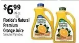 Pioneer Supermarkets Florida's Natural Premium Orange Juice offer
