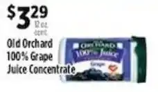 Pioneer Supermarkets Old Orchard 100% Grape Juice Concentrate offer