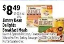 Pioneer Supermarkets Jimmy Dean Delights Breakfast Meals offer