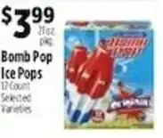 Pioneer Supermarkets Bomb Pop Ice Pops offer