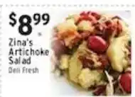 Associated Zina's Artichoke Salad offer