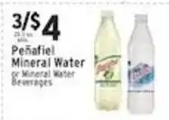Associated Peñafield Mineral Water or Mineral Water Beverages offer