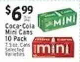 Associated Coca-Cola Mini Cans offer