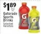 Associated Gatorade Sports Drinks offer