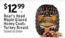 Associated Boar's Head Maple Glazed Honey Coat Turkey Breast offer