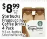 Associated Starbucks Frappuccino Coffee Drinks offer